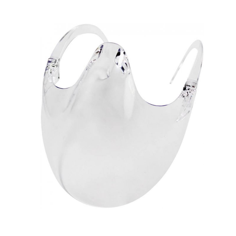 Пластикова прозора маска для обличчя